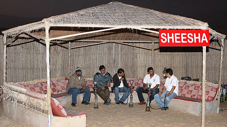 Sheesha in the camp