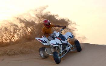 Quad Bike Ride in the Desert