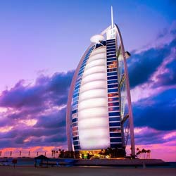 Burj Al Arab Hotel at Jumeirah st, Dubai