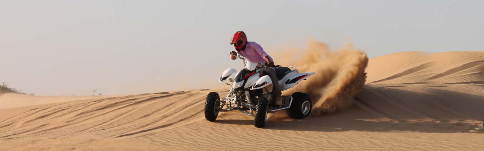 Quad Bike Riding in the Desert